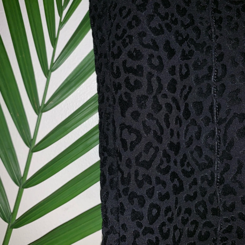 Black Velvet Cheetah Stevie Leggings